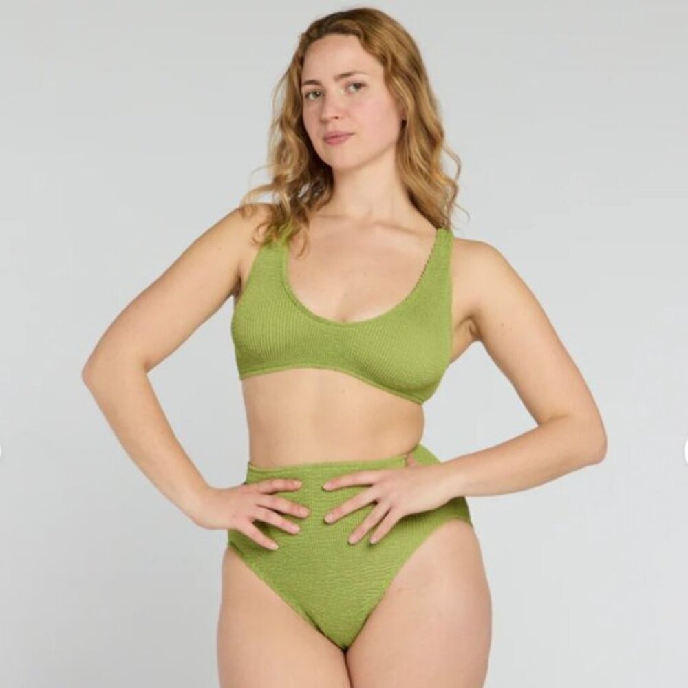 NWT Youswim Eva High Waist Two-Piece in Fern